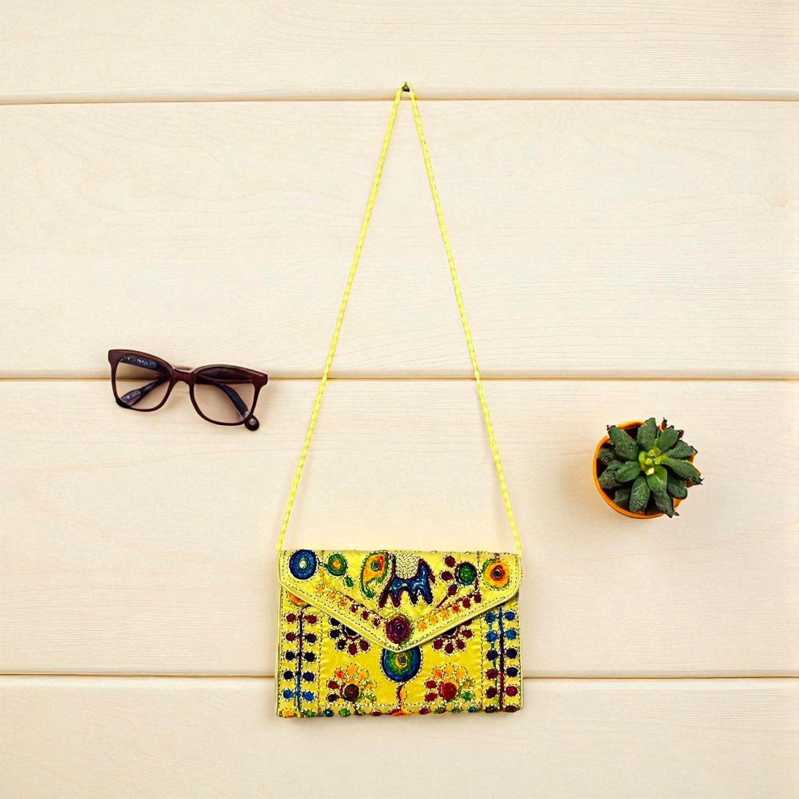 MAGGOT Clutch Bags Sling Bags Cross Body Bags for Women 30X20 Cm