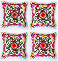 MAGGOT Handmade Suzani Pillow Cover 16x16 Inch Pillow Cover Cushion Covers