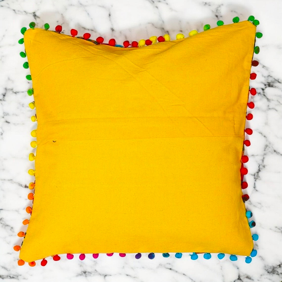 MAGGOT Handmade Embroidered Suzani Pillow Cover 16x16 Inch Cushion Covers