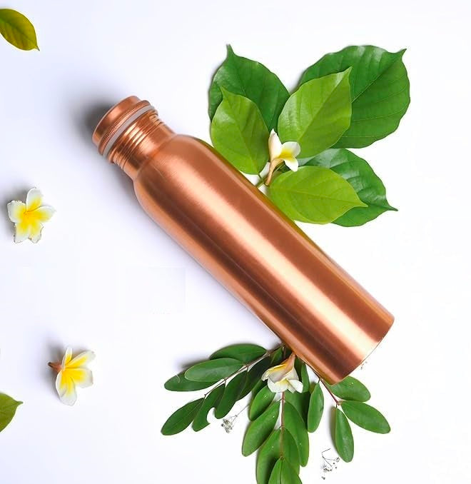 MAGGOT 100% Pure Copper, BPA Free Water Bottle, Leak Proof, Office Bottle, Boosts Immunity, Supports Digestive & Liver Health, Ayurveda Inspired