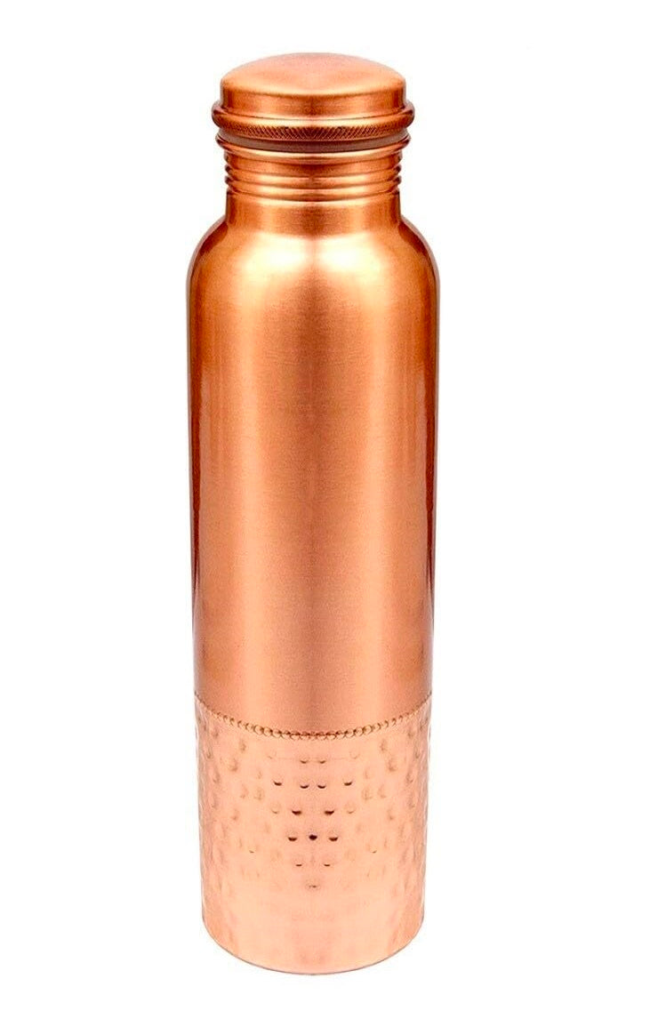 MAGGOT Copper Bottle (1 Liter): 100% Pure BPA-Free Water Bottle Leak Proof | Office Use