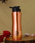 MAGGOT Handcrafted Copper Bottles for Water with Leak Proof (1 Liter)